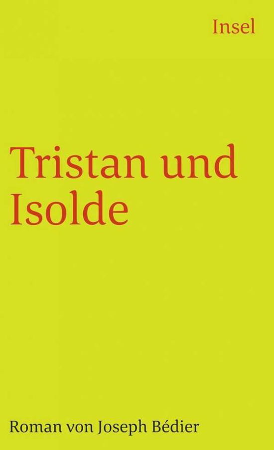 Cover for Joseph Bedier · Insel Tb.2633 Bedier.tristan Und Isolde (Book)