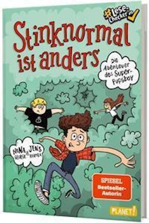 Cover for Nina George · Die Abenteuer des Super-Pupsboy 1: Stinknormal ist anders (Hardcover bog) (2022)