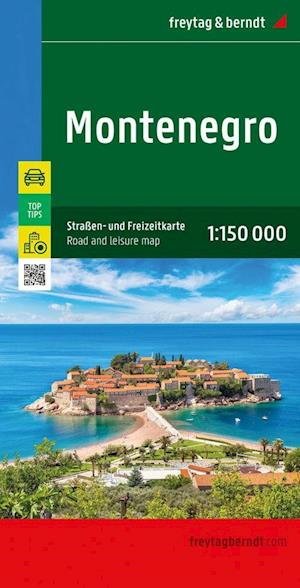 Cover for Freytag &amp; Berndt · Freytag &amp; Berndt Road Map: Montenegro Road and Leisure Map (Hardcover Book) (2023)