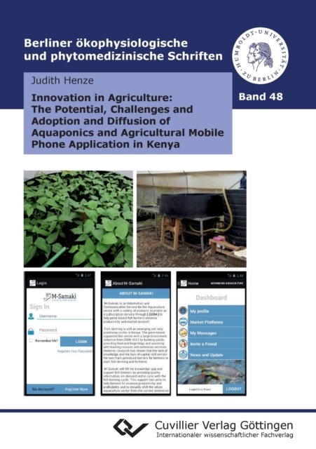 Innovation in Agriculture - Judith Henze - Livres - Cuvillier - 9783736971332 - 23 décembre 2019