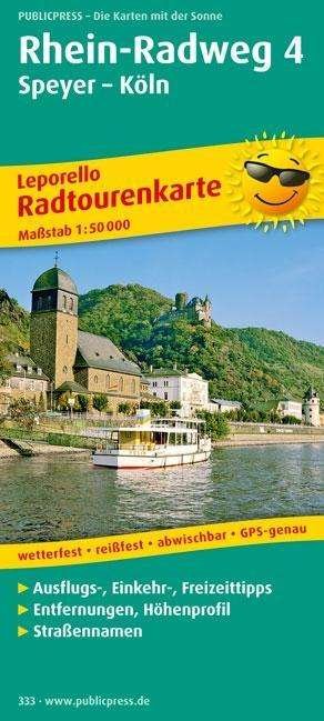 Cover for Publicpress · PublicPress Radwanderk. Rhein-Radweg.4 (Bog)
