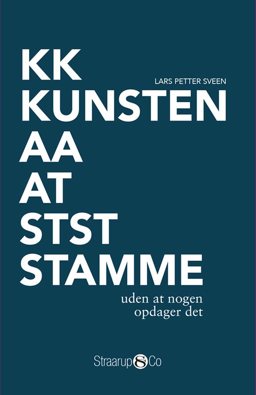 Cover for Lars Petter Sveen · Kunsten at stamme (Hardcover Book) [1.º edición] (2023)
