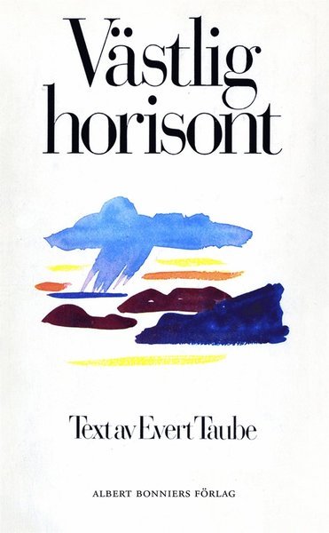 Cover for Evert Taube · Västlig horisont (ePUB) (2015)