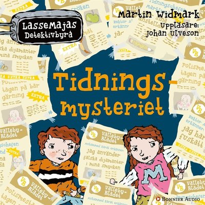 Cover for Martin Widmark · Lassemajas detektivbyrå: Tidningsmysteriet (Lydbok (MP3)) (2018)