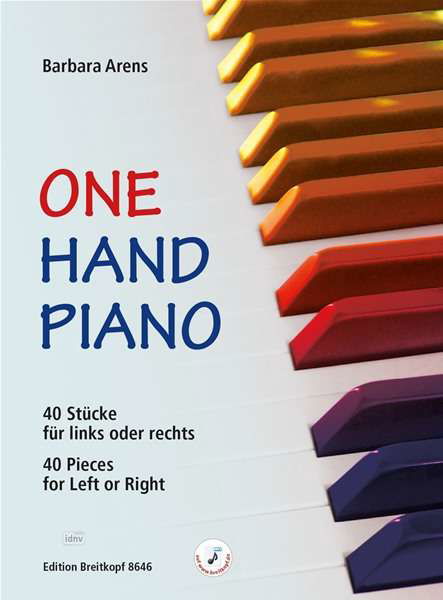 Cover for Arens · One Hand Piano.EB8646 (Buch) (2018)