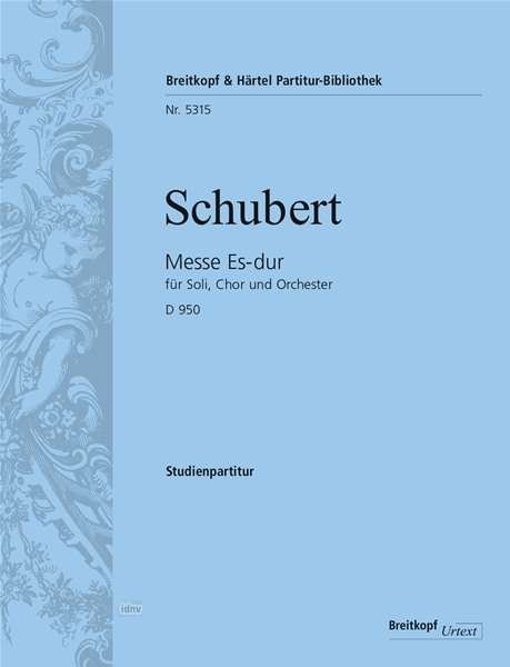 Cover for Schubert · Messe Es-dur D 950, Studienpar (Bok) (2018)