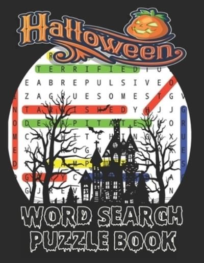 Cover for Kr Print House · Halloween Word Search Puzzle Book: Exercise Your Brain With Holiday Word Search / Find Puzzles Book with Answers (Halloween Word Search) (Taschenbuch) (2021)