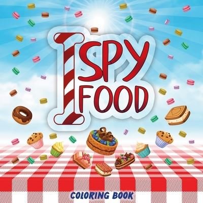 Cover for Botebbok Edition · I Spy Food - Coloring Book (Pocketbok) (2020)