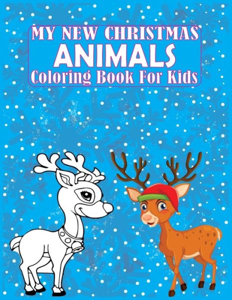 Cover for Sifa Press House · My New Christmas Animals Coloring Book For Kids (Paperback Book) (2020)