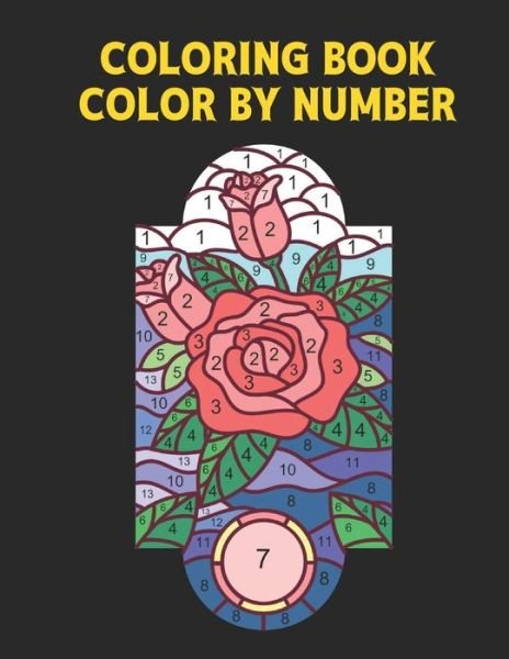 Cover for Qta World · Coloring Book Color by Number: Coloring Book with 60 Color By Number Designs of Animals, Birds, Flowers, Houses and Patterns Easy to Hard Designs Fun and Stress Relieving Coloring Book Coloring By Numbers Book ( Adult Coloring book ) (Paperback Book) (2021)