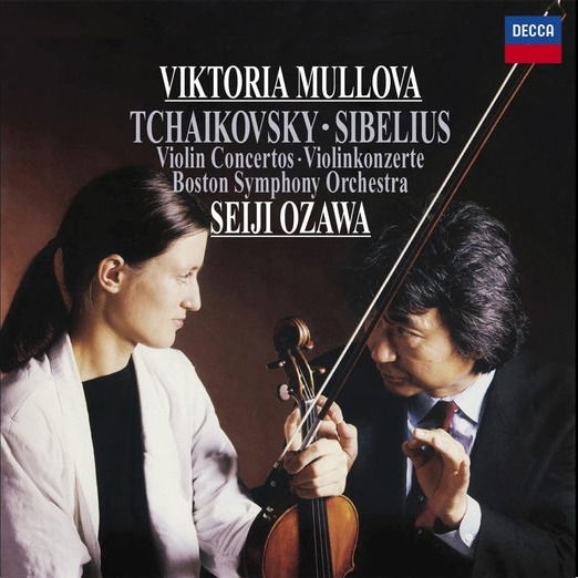 Cover for Viktoria Mullova / Seiji Ozawa &amp; Boston Symphony Orchestra · Tchaikovsky / Sibelius: Violinkonzerte (SACD/CD) (2018)