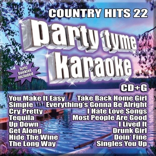 Cover for Party Tyme Karaoke: Country Hits 22 (CD) (2018)