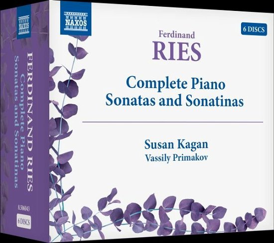 Cover for Kagan, Susan / Vassily Primakov · Ries: Complete Piano Sonatas and Sonatinas (CD) (2022)