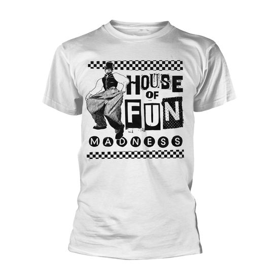 Cover for Madness · Baggy House of Fun (T-shirt) [size XL] [White edition] (2017)