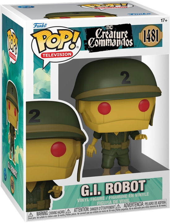 Pop Television Creature Commandos S1 Gi Robot - Pop Television Creature Commandos - Produtos - Funko - 0889698810333 - 28 de fevereiro de 2025