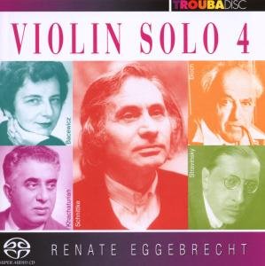 Violin Solo Vol.4:a Paganini - A. Schnittke - Musique - TROUBADISC - 4014432014333 - 15 juin 2011