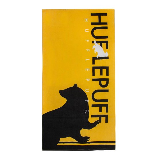 Harry Potter Handtuch Hufflepuff 140 x 70 cm - Harry Potter - Merchandise - CINEREPLICAS - Fame Bros. - Limited - 4895205606333 - September 9, 2021