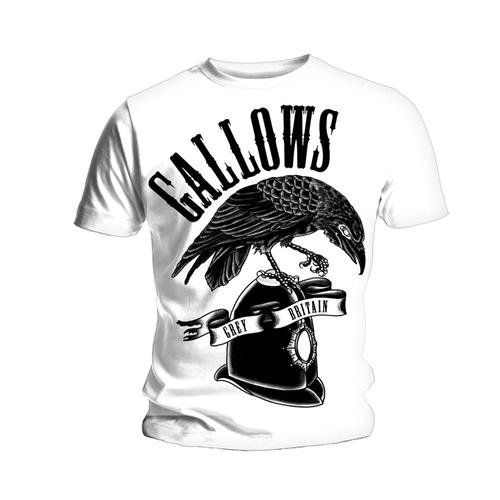 Gallows Unisex T-Shirt: Grey Britain - Gallows - Marchandise - Bravado - 5023209093333 - 14 janvier 2015