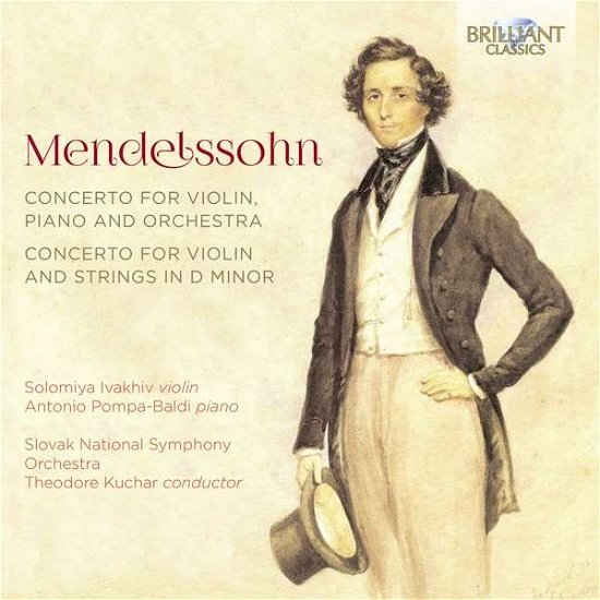 Concerto for Violin - Mendelssohn / Ivakhiv / Kuchar - Música - BRILLIANT CLASSICS - 5028421957333 - 1 de novembro de 2019