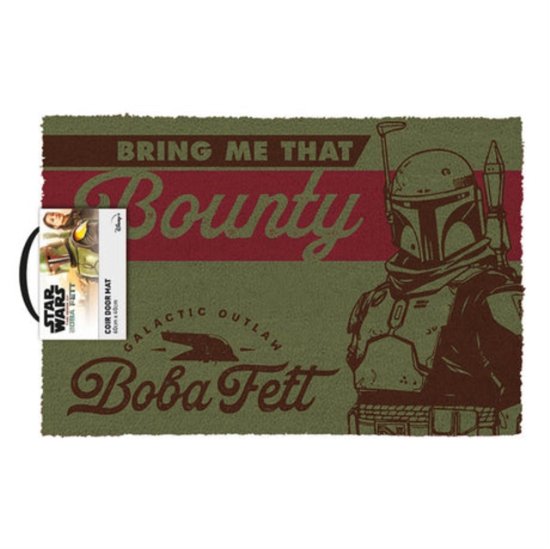 Star Wars - Star Wars The Book Of Boba Fett Bring Me That Bounty Door Mat (Door Mats) - Star Wars - Produtos - STAR WARS - 5050293861333 - 12 de agosto de 2023