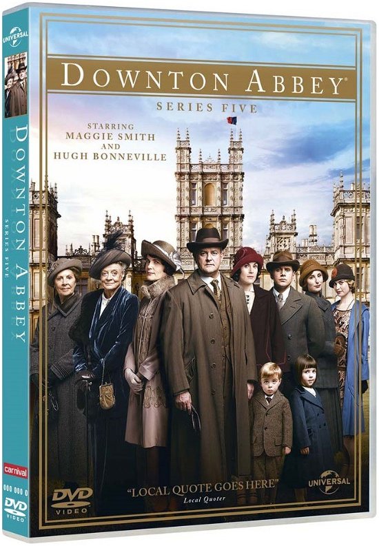 Cover for Hugh Bonneville,elizabeth Mcgovern,maggie Smith,penelope Wilton · Downton Abbey - Stagione 05 (DVD) (2016)