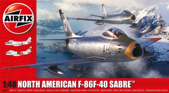 Cover for Airfix · Airfix - 1:48 North American F-86f-40 Sabre (5/22) * (Legetøj)