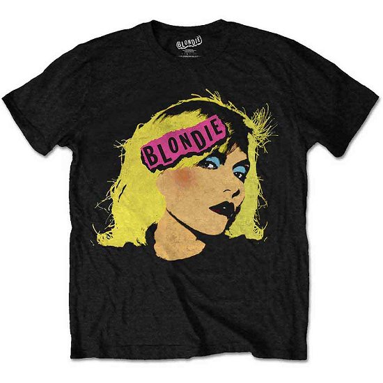 Cover for Blondie · Blondie Unisex T-Shirt: Punk Logo (T-shirt) [size S] [Black - Unisex edition] (2016)