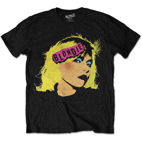 Blondie Unisex T-Shirt: Punk Logo - Blondie - Produtos - Easy partners - 5055979937333 - 8 de março de 2016