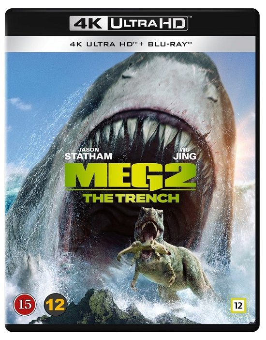 Cover for Meg 2: The Trench (Dødens Dyb) (4K UHD Blu-ray) (2023)