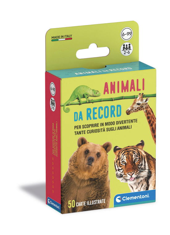 Cover for Clementoni Board Game Carte Animali Da Record Made In Italy (Toys)