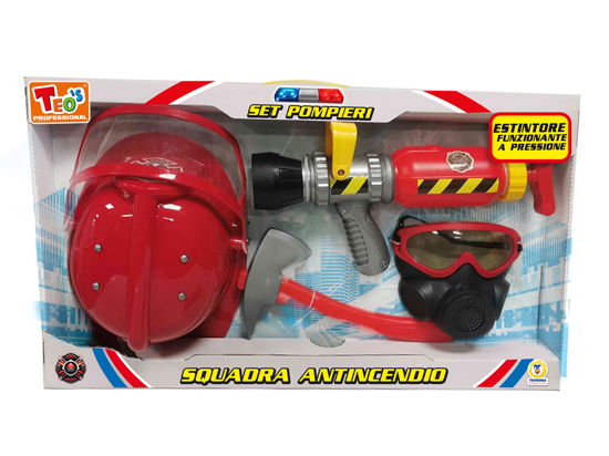 Playset Squadra Antincendio Con Estintore Funzionante Ad Acqua - Window Box - Teorema: Teo'S - Merchandise - Teorema-Liberaonline - 8017967669333 - 