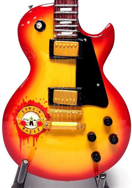 Mini Chitarra Replica In Legno - Guns N Roses - Outro - Music Legends Collection - 8991001025333 - 