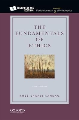 Cover for Russ Shafer-Landau · Fundamentals of Ethics (Book) (2020)