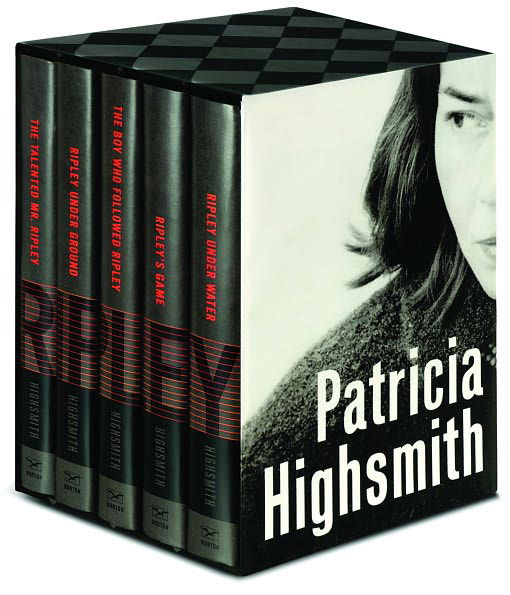 Cover for Patricia Highsmith · The Complete Ripley Novels (WITH The Talented Mr. Ripley AND Ripley Under Ground AND Ripley's Game AND The Boy Who Followed Ripley AND Ripley Under Water) (Innbunden bok) (2008)