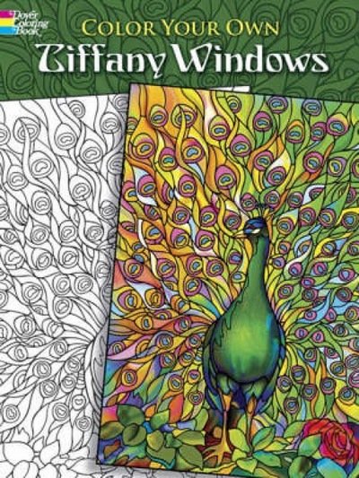 Cover for Marty Noble · Color Your Own Tiffany Windows - Dover Art Coloring Book (Paperback Bog) (2008)
