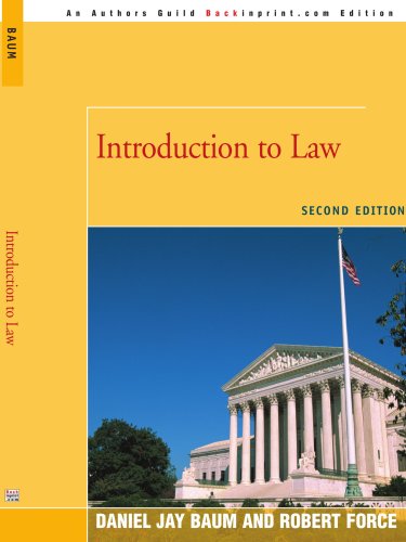 Cover for Daniel Baum · Introduction to Law: Second Edition (Paperback Book) (2007)