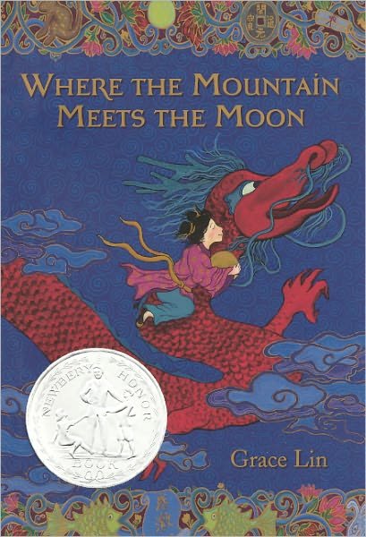 Cover for Grace Lin · Where the Mountain Meets the Moon (Gebundenes Buch) [Turtleback School &amp; Library Binding, Reprint edition] (2011)