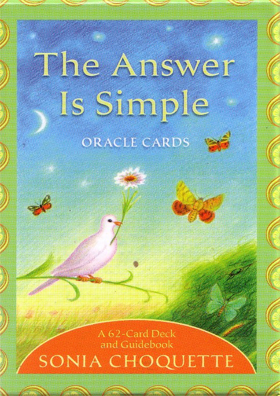 Cover for Sonia Choquette · Answer is simple oracle cards (Cards) (2009)
