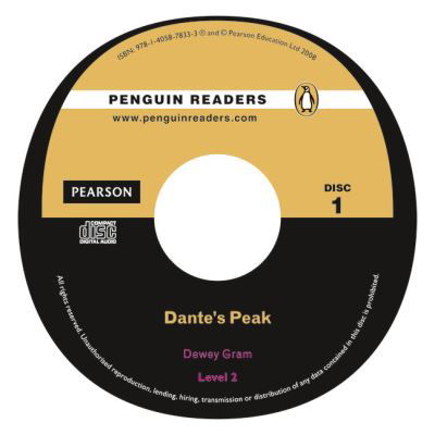 Cover for Dewey Gram · Level 2: Dante's Peak Book and CD Pack - Pearson English Graded Readers (Bog) (2008)