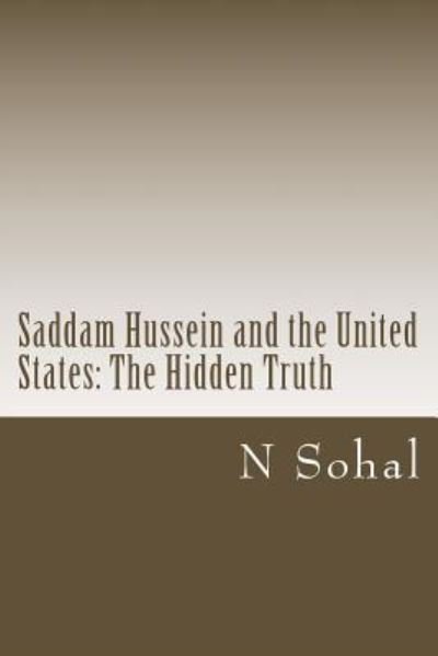 Cover for N a Sohal · Saddam Hussein and the United States (Paperback Book) (2016)