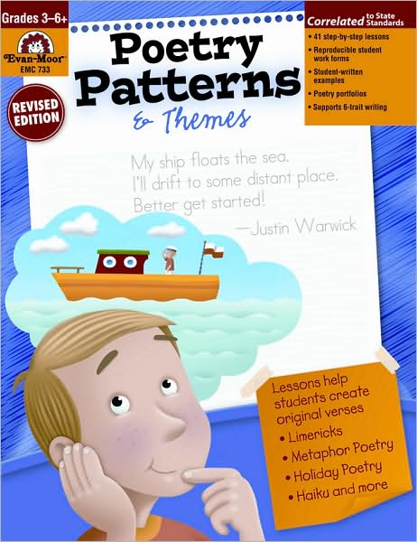 Cover for Evan-moor Educational Publishers · Poetry Patterns &amp; Themes: Grades 3-6+ (Paperback Book) (1999)