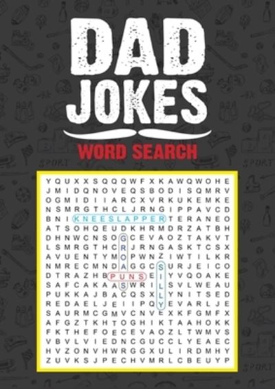 Cover for Editors of Portable Press · Dad Jokes Word Search (Paperback Book) (2021)