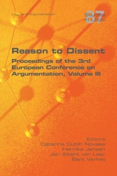 Cover for Catarina Dutilh Novaes · Reason to Dissent (Paperback Book) (2020)