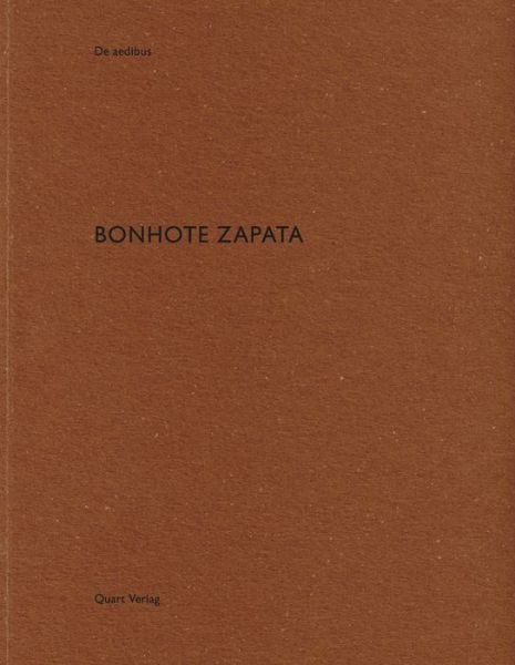 Cover for Heinz Wirz · Bonhote Zapata: De aedibus - De aedibus (Pocketbok) (2025)