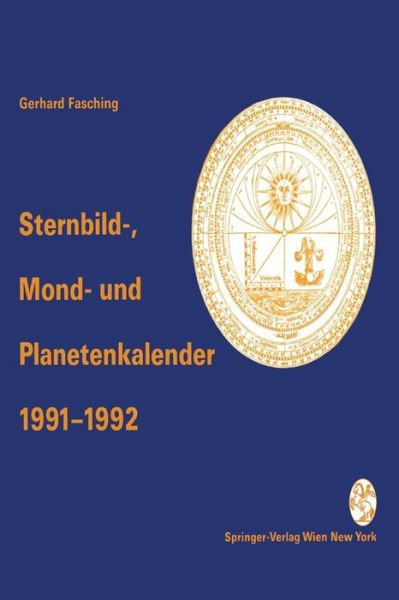 Cover for Gerhard Fasching · Sternbild-, Mond- Und Planetenkalender 1991-1992 (Paperback Book) [1990 edition] (1990)