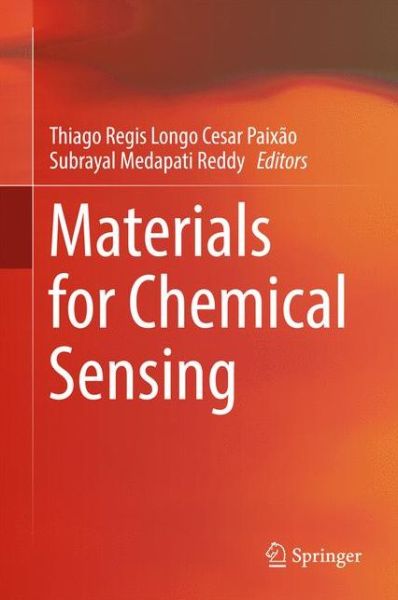 Cover for Subrayal M. Reddy · Materials for Chemical Sensing (Hardcover Book) [1st ed. 2017 edition] (2016)