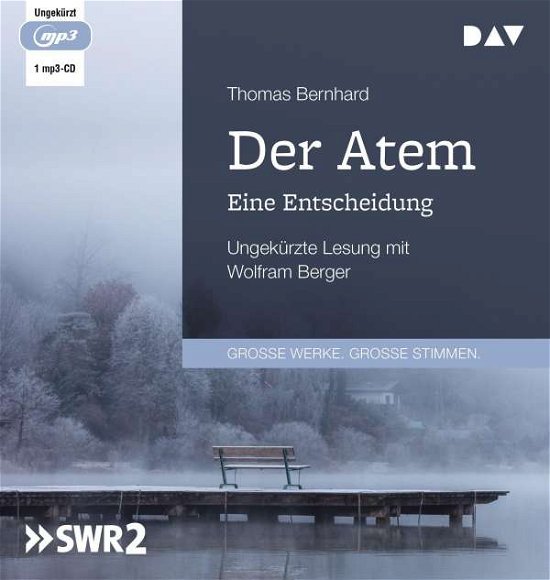 Cover for Thomas Bernhard · Der Atem. Eine Entscheidung (CD)