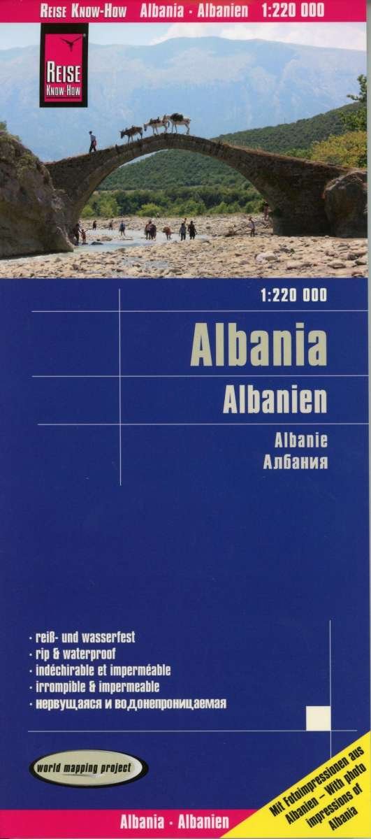 Cover for Reise Know-How · World Mapping Project: Albania (Hardcover bog) (2020)