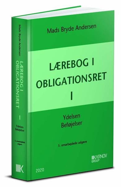 Cover for Mads Bryde Andersen · Lærebog i obligationsret I (Hæftet bog) [5. udgave] (2020)