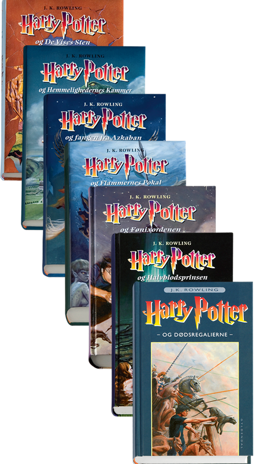 Harry Potter 1 -7 - J. K. Rowling - Livros - Gyldendal - 9788770654333 - 2 de junho de 2009